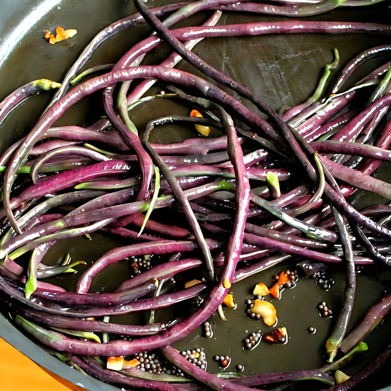 Semillas Poroto thai purple poddes yard