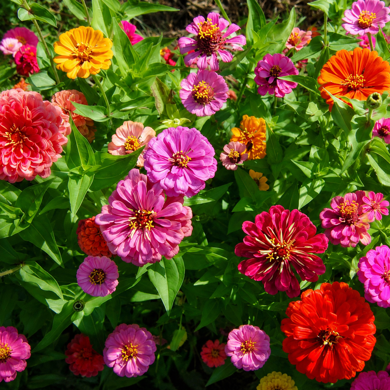 Semilla zinnia mix